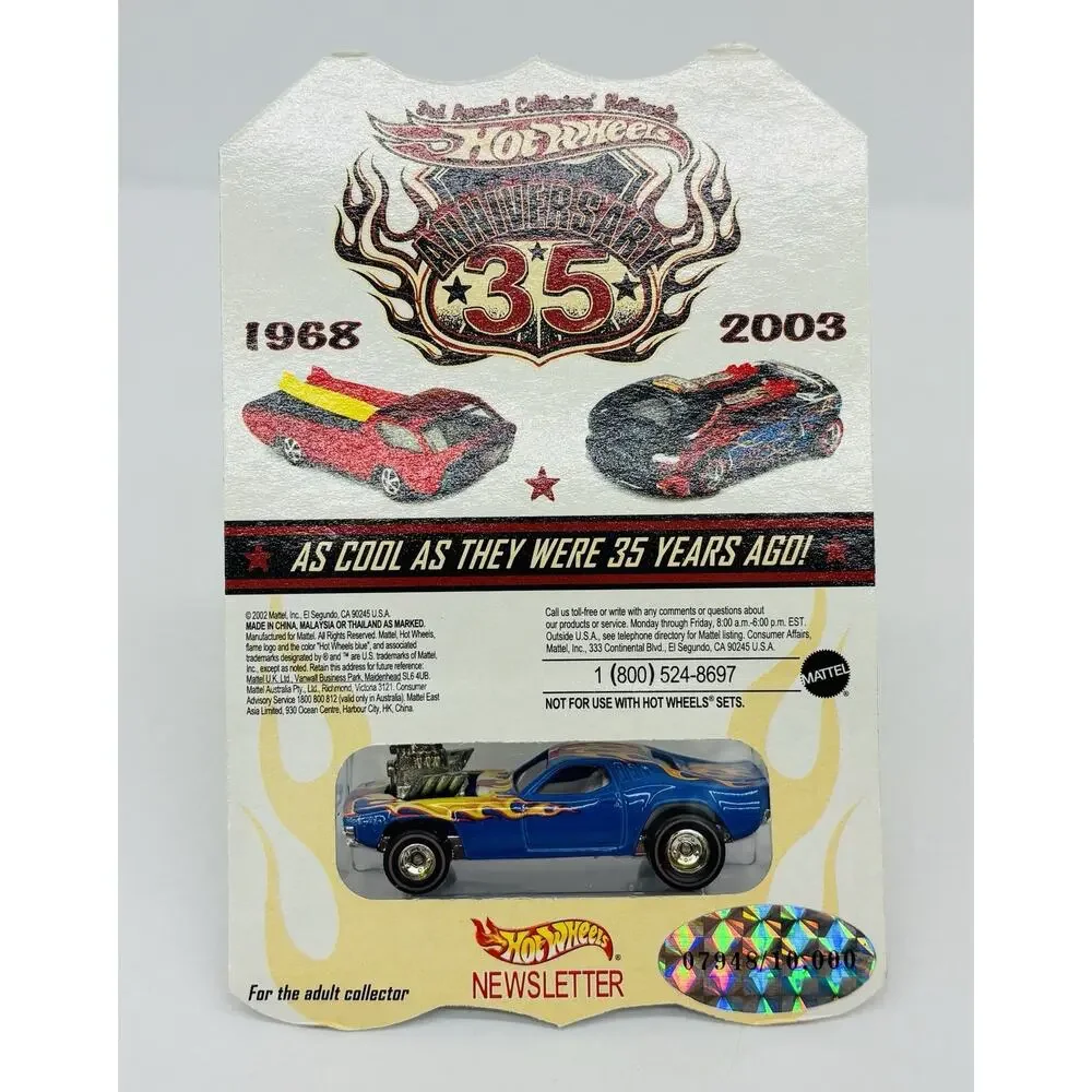 Hot Wheels Rodger Dodger 35th Anniversary 3rd Annual Nationals 7948/10000